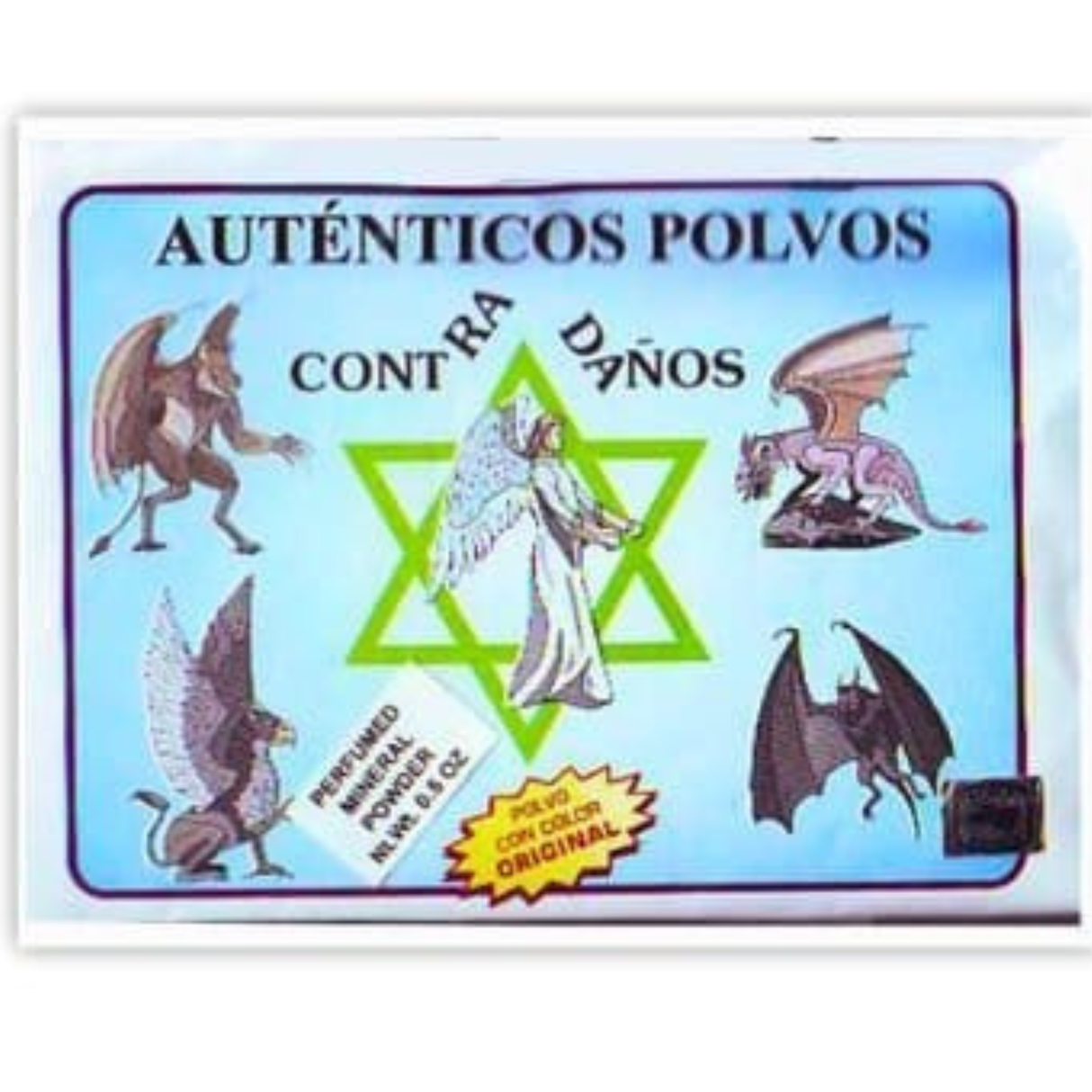 Auténticos Polvos Against Harm Spiritual Sachet Powder (Polvo Espiritual Contra Daños)