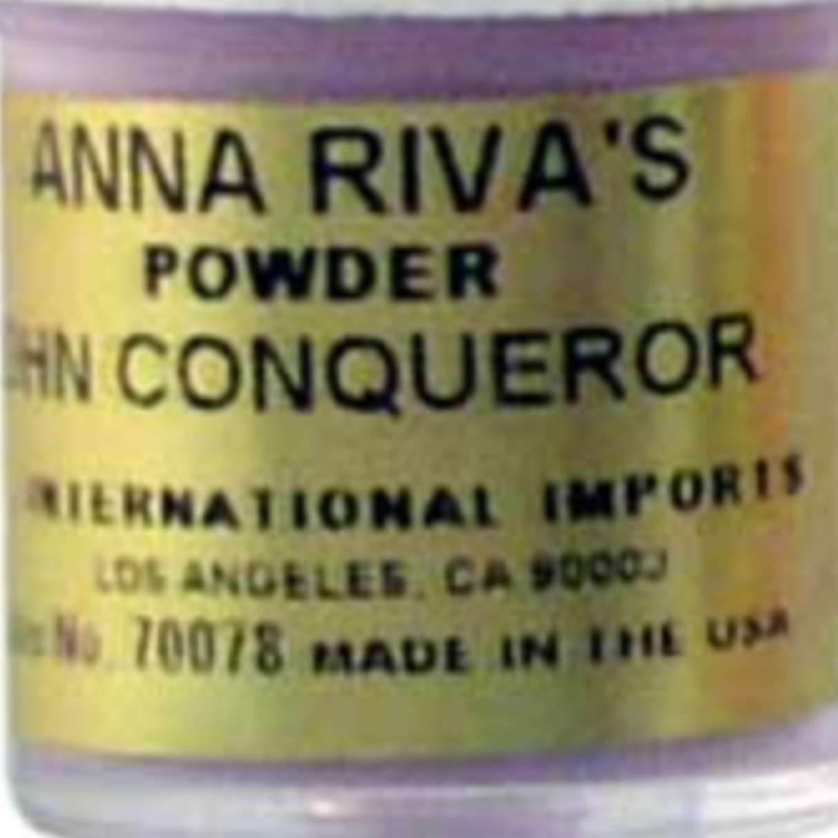 Anna Riva High John The Conqueror Powder 1/2oz to help conquer or win any situation