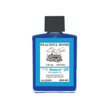 7 sisters peaceful home oil 1/2 oz for a home with constant fighting and arguing
