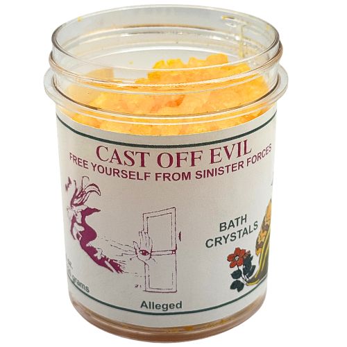 7 Sister's Cast Off Evil Bath Crystals 4oz to remove harmful forces, malicious influences, spiritual blockages