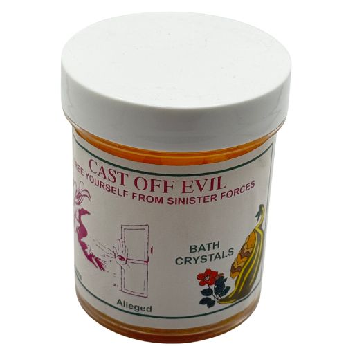 7 Sister's Cast Off Evil Bath Crystals 4oz to remove harmful forces, malicious influences, spiritual blockages