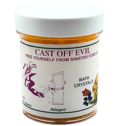 7 Sister's Cast Off Evil Bath Crystals 4oz to remove harmful forces, malicious influences, spiritual blockages
