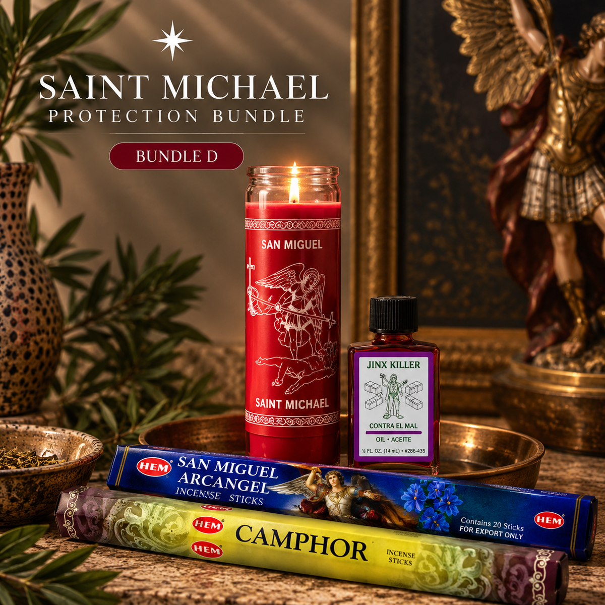 Saint Michael Feast Day Bundle | Spiritual Protection Ritual Set