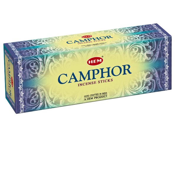 Camphor Hem 20 Sticks for destroying all kinds of negative entities, spiritual cleansing and to stimulate psychic sight.
