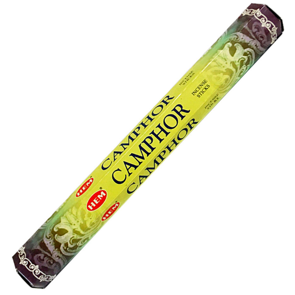 Camphor Hem 20 Sticks for destroying all kinds of negative entities, spiritual cleansing and to stimulate psychic sight.
