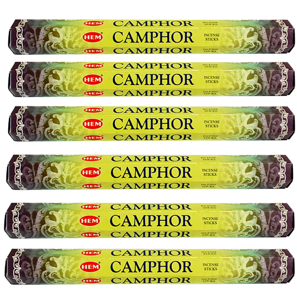 Camphor Hem 20 Sticks for destroying all kinds of negative entities, spiritual cleansing and to stimulate psychic sight.