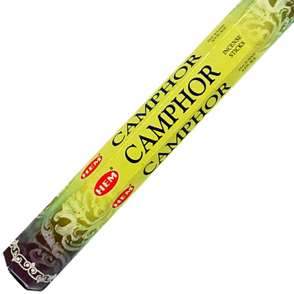 Camphor Hem 20 Sticks for destroying all kinds of negative entities, spiritual cleansing and to stimulate psychic sight.