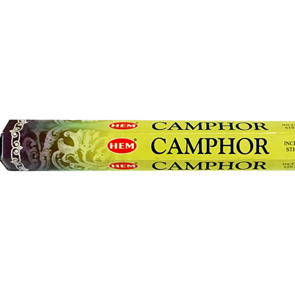 Camphor Hem 20 Sticks for destroying all kinds of negative entities, spiritual cleansing and to stimulate psychic sight.