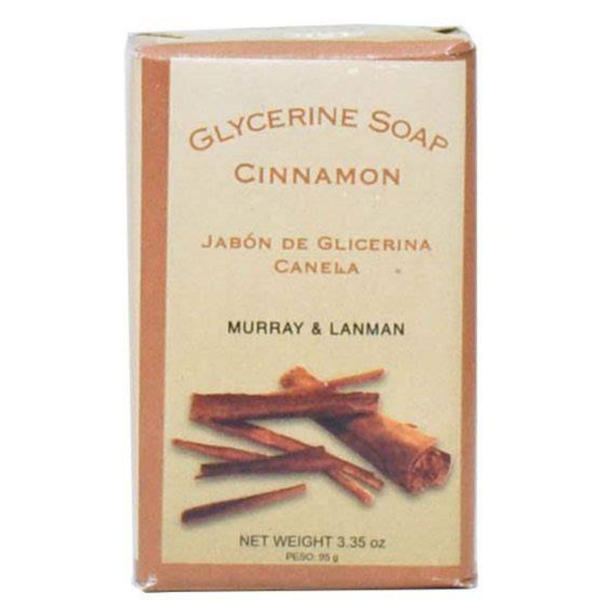 Murray & Lanman Cinnamon Bar Soap 3oz (Jabon de Canela) to break blocks, open road, attract rapid wealth, swift fortune, love, peace