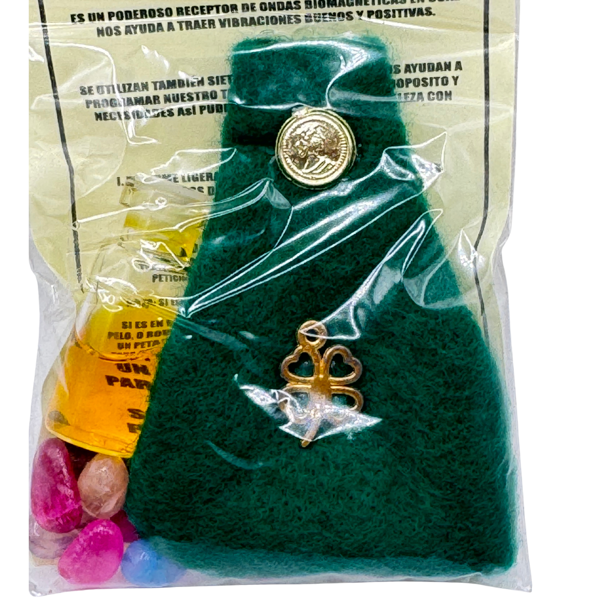 Klavertje vier amulet (Amuleto Treból De La Suerte)