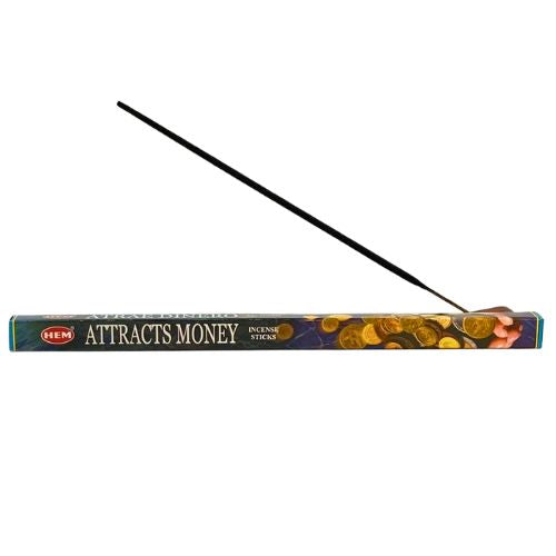 HEM Attracts Money Incense Sticks - Shop Cosmic Healing