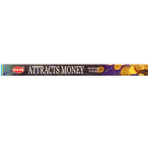 HEM Attracts Money Incense 20 Sticks - Shop Cosmic Healing