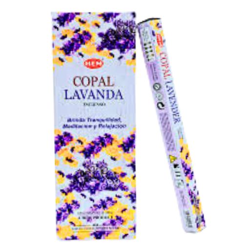 Incienso de Copal y Lavanda 20 Varitas - Shop Cosmic Healing