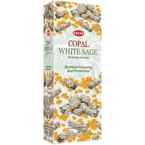 HEM Copal White Sage 20 Sticks - Shop Cosmic Healing