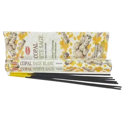 HEM Copal White Sage Incense Sticks - Shop Cosmic Healing