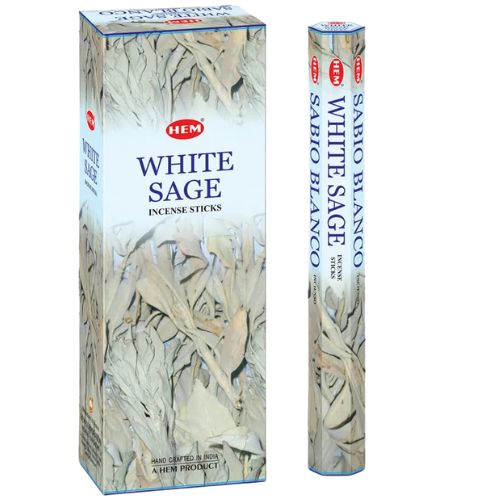 Hem White Sage Tubes Incense 20g | shop cosmic healing