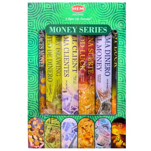 Hem Money Series Gift Pack Incense 20 Sticks - Shop Cosmic Healing