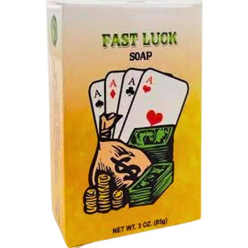 Fast Luck Bar Soap 3oz (Jabón de la Suerte Rápida) to beckon good fortune in gambling, business endeavors, or any new venture