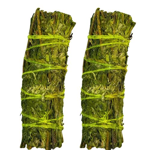 Patchouli Sage 4" (Atado de Salvia con Patchouli) for money, love, fertility, wealth, personal growth