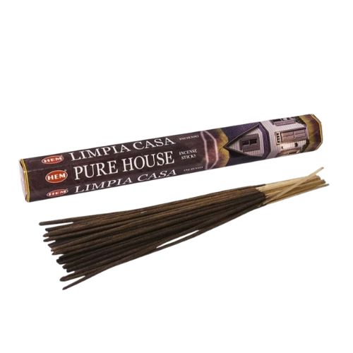 Pure House Incense 20 Sticks, HEM (Incienso Limpia Casa) to cleanse and clear your home of negative energies