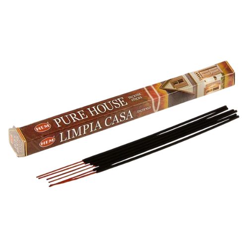 Pure House Incense 20 Sticks, HEM (Incienso Limpia Casa) to cleanse and clear your home of negative energies