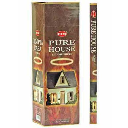 Pure House HEM Incense 8 Sticks (Incienso Limpia Casa 8 Varitas) to cleanse and clear your home of negative energies