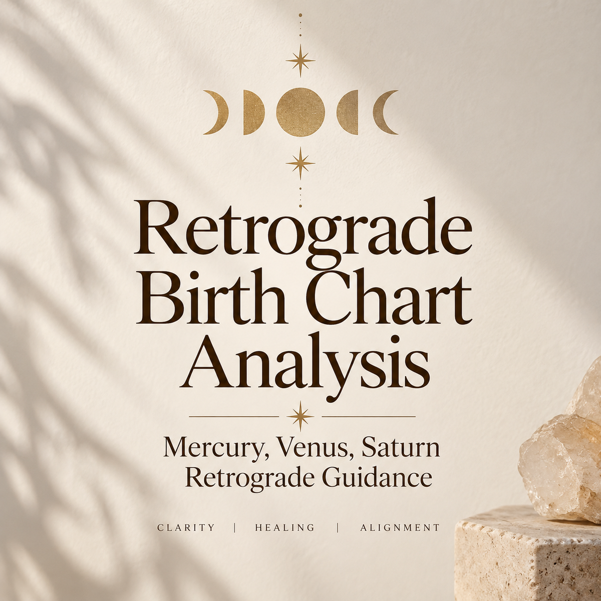 Retrograde Birth Chart Analysis: Mercury, Venus, Saturn Retrograde Guidance
