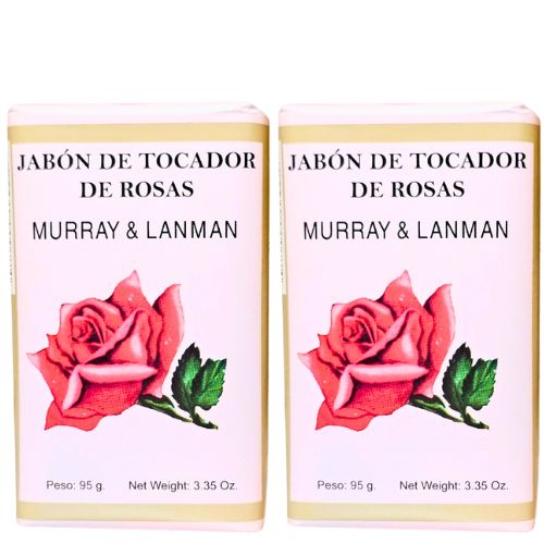 Rose Soap Murray & Lanman 3.35 oz(Jabón de Tocador de Rosas) for Love, Harmony, Good Luck, & Peace