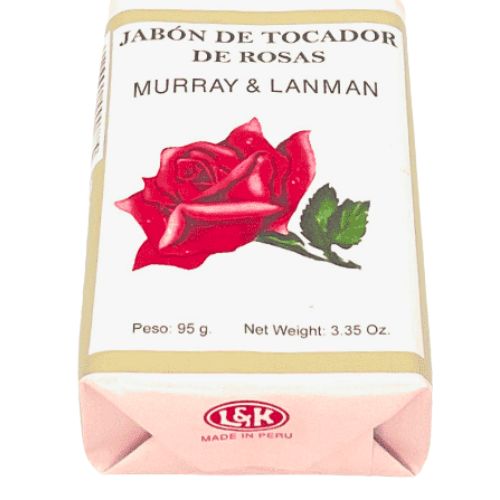 Rose Soap Murray & Lanman 3.35 oz(Jabón de Tocador de Rosas) for Love, Harmony, Good Luck, & Peace