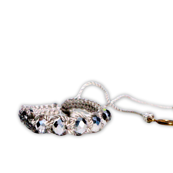 Saint Benedict Silver Thread Bracelet