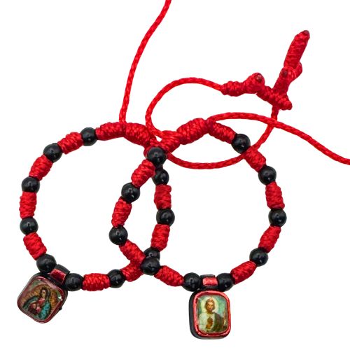San Judas & Virgen De Guadalupe Double Sided Children's Bracelet