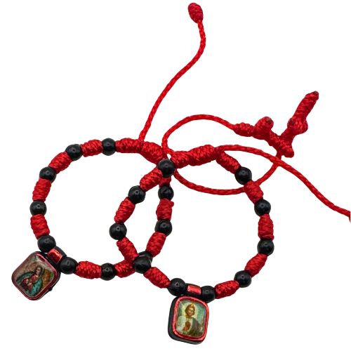 San Judas & Virgen De Guadalupe Double Sided Children's Bracelet