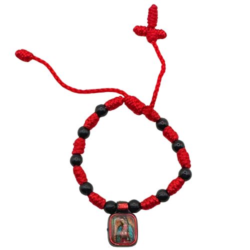 San Judas & Virgen De Guadalupe Double Sided Children's Bracelet