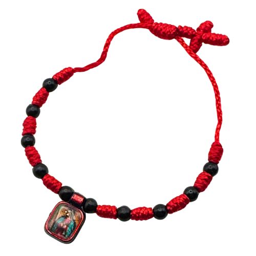 San Judas & Virgen De Guadalupe Double Sided Children's Bracelet