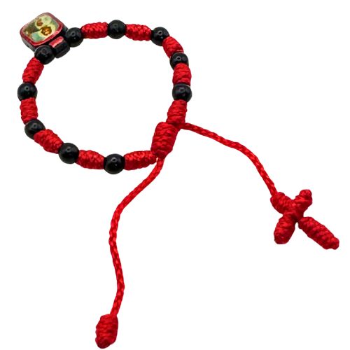 San Judas & Virgen De Guadalupe Double Sided Children's Bracelet