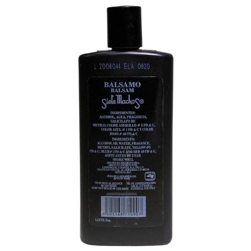 Siete Machos Bálsamo 100 ML/ 3.39 FL.OZ