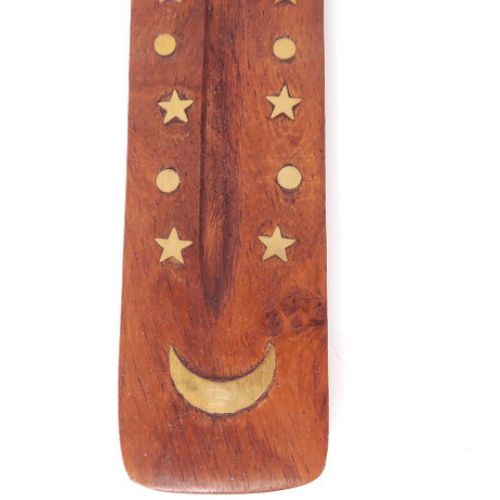 Star & Moon Wooden Boat Burner | Shop Cosmic Healing