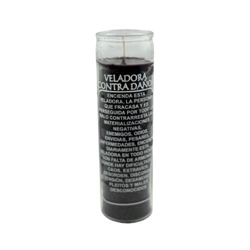 Against Harm Black Candle (Vela Contra Daños) to protect yourself, home, business and family form evil spells, hexes, vandalism, injuries - Shop Cosmic Healing