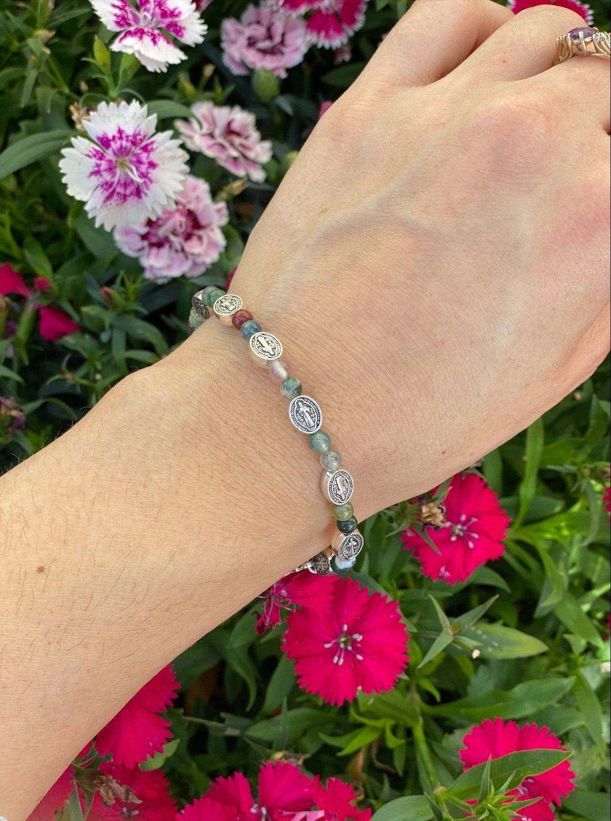 pulsera de piedra agata - Shop Cosmic Healing