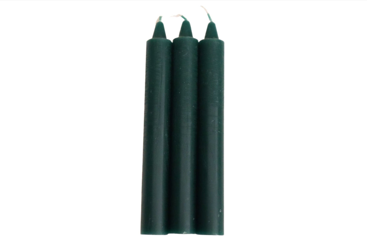 6" chime taper candles in assorted colors