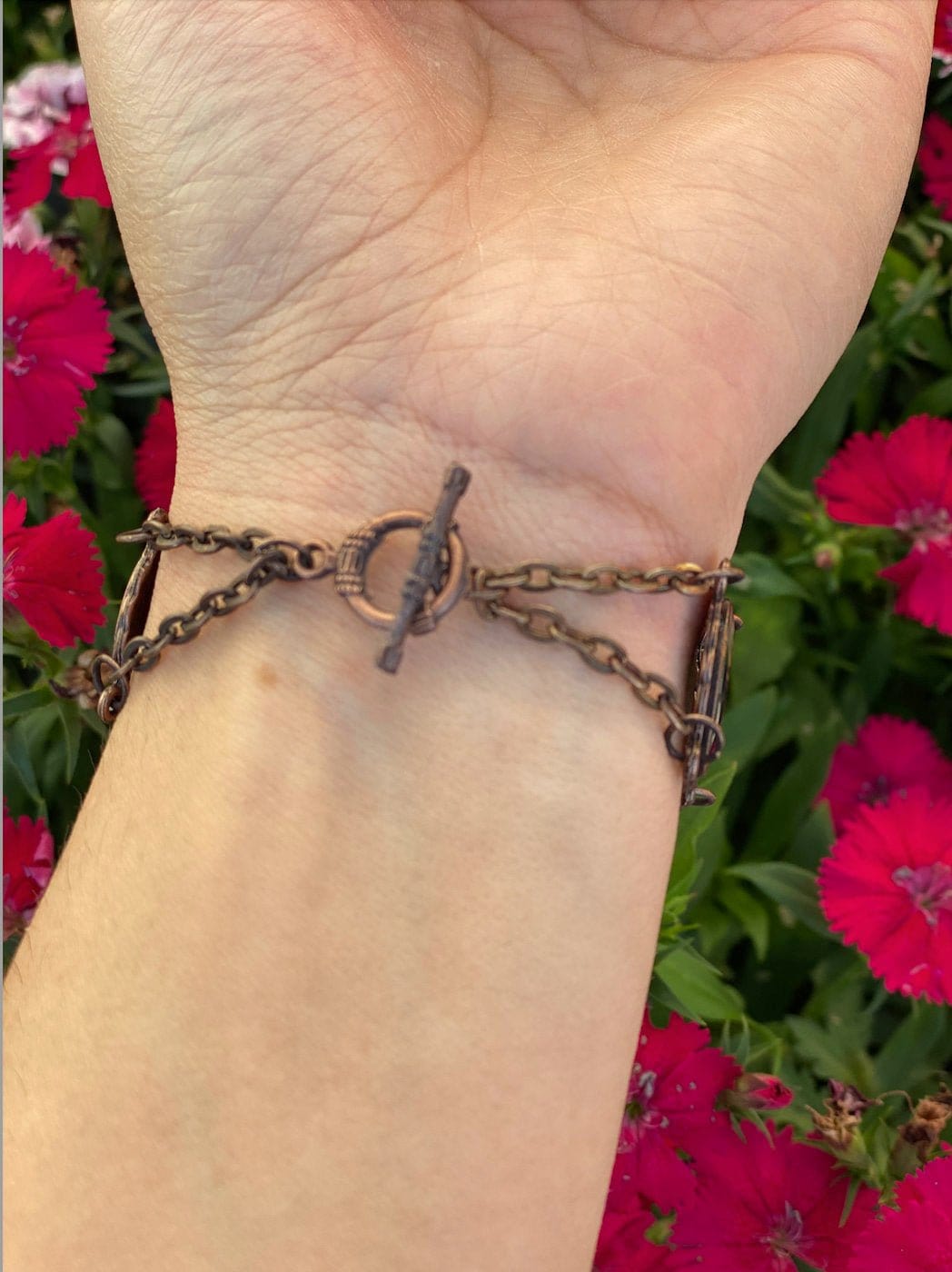 Copper Saint Benedict Image Bracelet - Shop Cosmic Healing