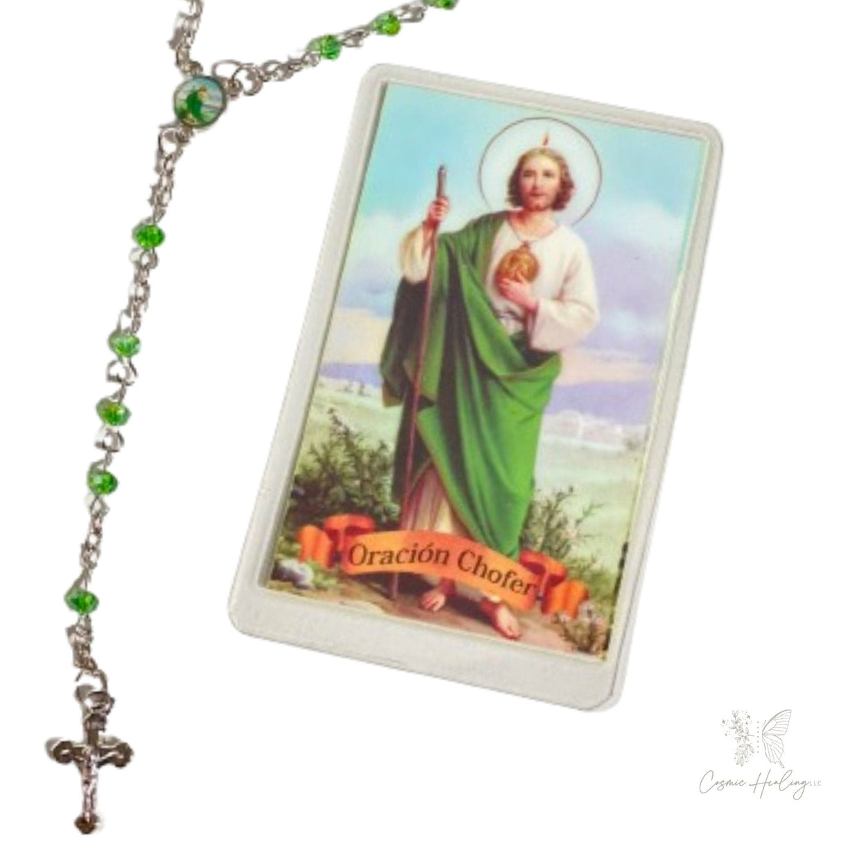 Estampa de San Judas Tadeo Oración de Chofer - Shop Cosmic Healing