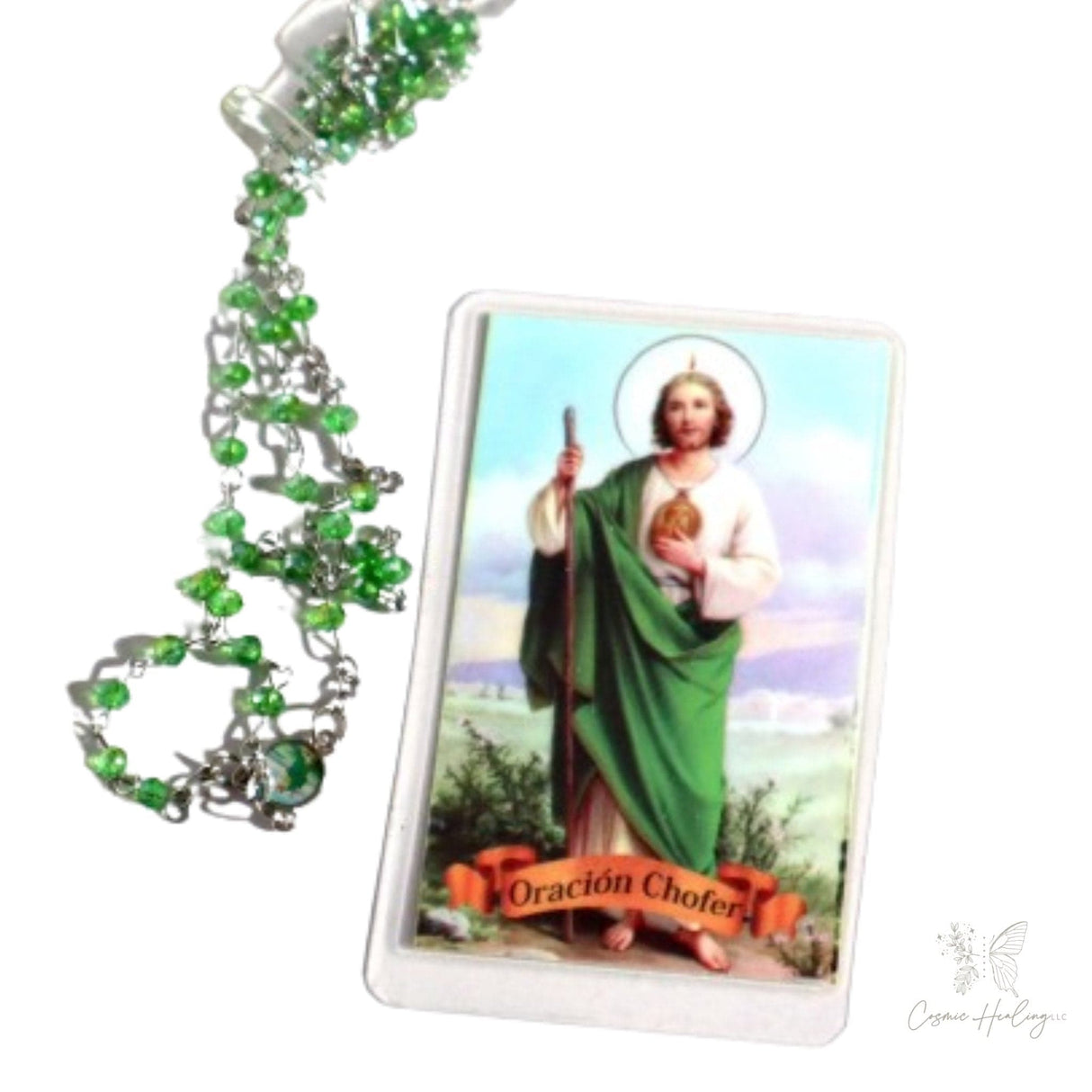 Estampa de San Judas Tadeo Oración de Chofer - Shop Cosmic Healing