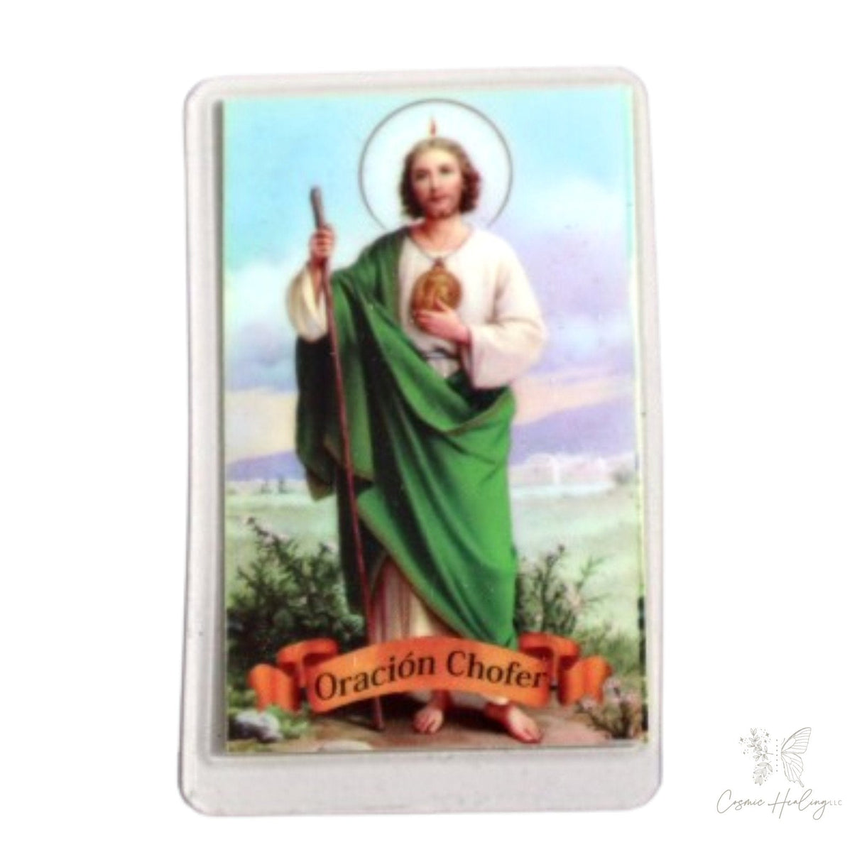 Estampa de San Judas Tadeo Oración de Chofer - Shop Cosmic Healing