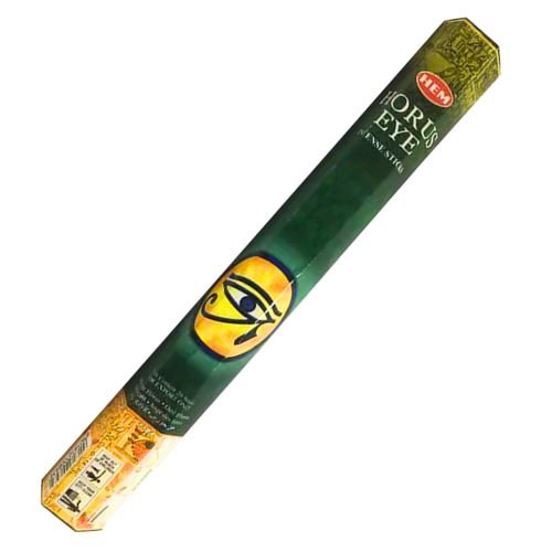 HEM Eye of Horus Incense 20 Sticks (Incienso Ojo de Horus) for esoteric symbol of wisdom and knowledge - Shop Cosmic Healing