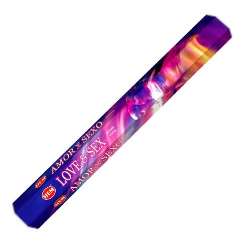 HEM Love & Sex Incense 20 Sticks (Incienso Amor y Sexo) for love, lust, sensuality - Shop Cosmic Healing