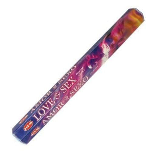 HEM Love & Sex Incense 20 Sticks (Incienso Amor y Sexo) for love, lust, sensuality - Shop Cosmic Healing