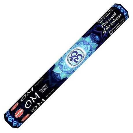 HEM OM Incense 20 Sticks (Incienso OM) help you connect you to the universe or your spirituality - Shop Cosmic Healing
