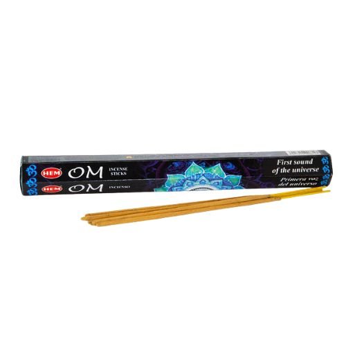 HEM OM Incense 20 Sticks (Incienso OM) help you connect you to the universe or your spirituality - Shop Cosmic Healing