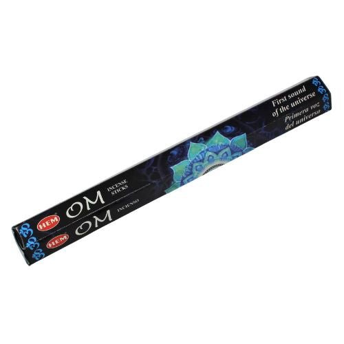HEM OM Incense 20 Sticks (Incienso OM) help you connect you to the universe or your spirituality - Shop Cosmic Healing